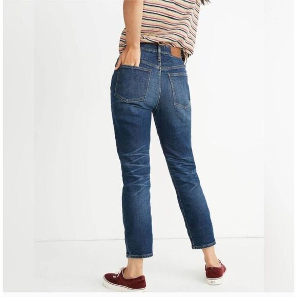 Madewell The Perfect Vintage Crop Jean Button Fly Edition Size 28 - Picture 2 of 6